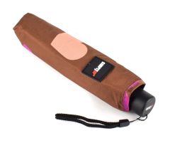 Mini manual flat umbrella SimplyUp 5029 Brown