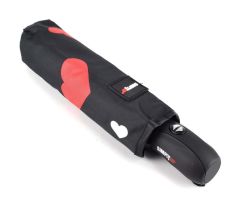 Folding duomatic umbrella SimplyUp 5042 Hearts Red