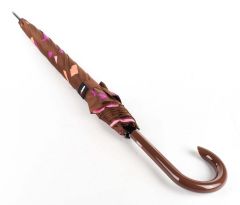 Automatic umbrella SimplyUp 5521 Hearts Brown
