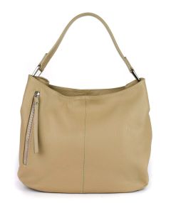Ladies bag in leather 20052 Ecru