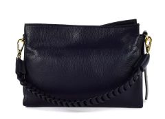 Ladies bag in leather 20121 Blue