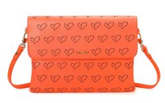 Borsa a mano e tracolla Mimì-Muà Arancio