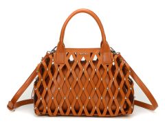 Borsa a mano e tracolla Mimì-Muà Cuoio