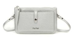 Ladies small shoulder bag Mimì-Muà Silver