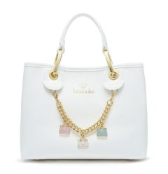 Borsa a mano e tracolla Braccialini Beth Bianca