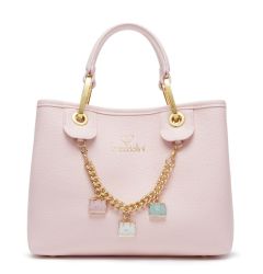 Borsa a mano e tracolla Braccialini Beth Rosa