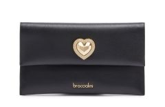 Ladies shoulder bag Braccialini Jinny Leather Black
