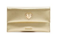 Ladies shoulder bag Braccialini Jinny Leather Gold