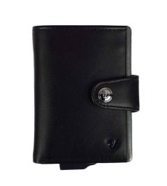 Portafoglio uomo piccolo Roncato Iron 4.0 DLX 715 Nero/Fumo