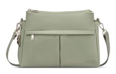 Ladies shoulder bag 3 compartments Roncato Pacific 2743 Eucalyptus Green