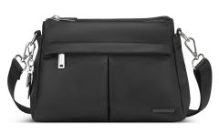 Borsa a tracolla piccola 3 comparti Roncato Pacific 2746 Nera