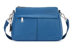 Ladies small shoulder bag 3 compartments Roncato Pacific 2746 Blue