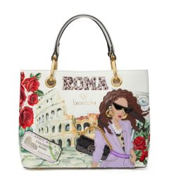 Ladies bag Braccialini Cartoline Rome