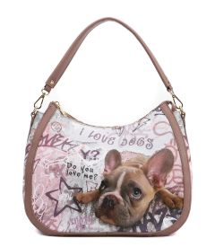 Ladies shoulder bag Ynot? Metro Chic 004 Dog