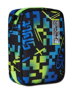 Astuccio scuola Seven Speed Pad Scribbled Flame