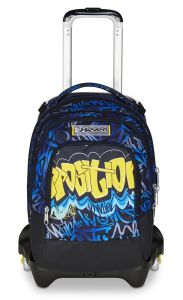 Trolley scuola Seven Jack 3 ruote Detach Hidden Spot Boy