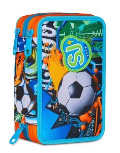 Astuccio scuola 3 zip SJ Tinypatch Boy