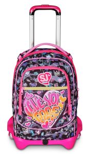 Trolley Backpack SJ Jack 3 wheels Game Led Girl