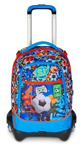 Trolley Backpack SJ Jack 3 wheels Tinypatch Boy