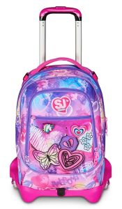 Trolley Backpack SJ Jack 3 wheels Tinypatch Girl