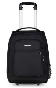 Trolley Backpack Invicta Bump Plain Black