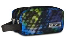 Pen Case 3 Zip Seven Freethink Acid Green