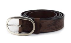 Belt in leather Emporio Cattani Brown