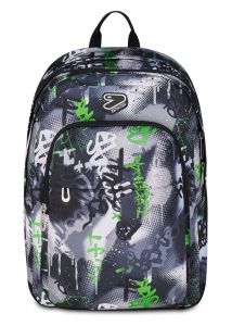 Zaino Seven The Double Pro XXL Detach Reversibile Gray Shadow Fluo Green