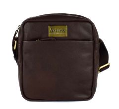 Mens bag in leather Avirex Mayday MDY02 Brown