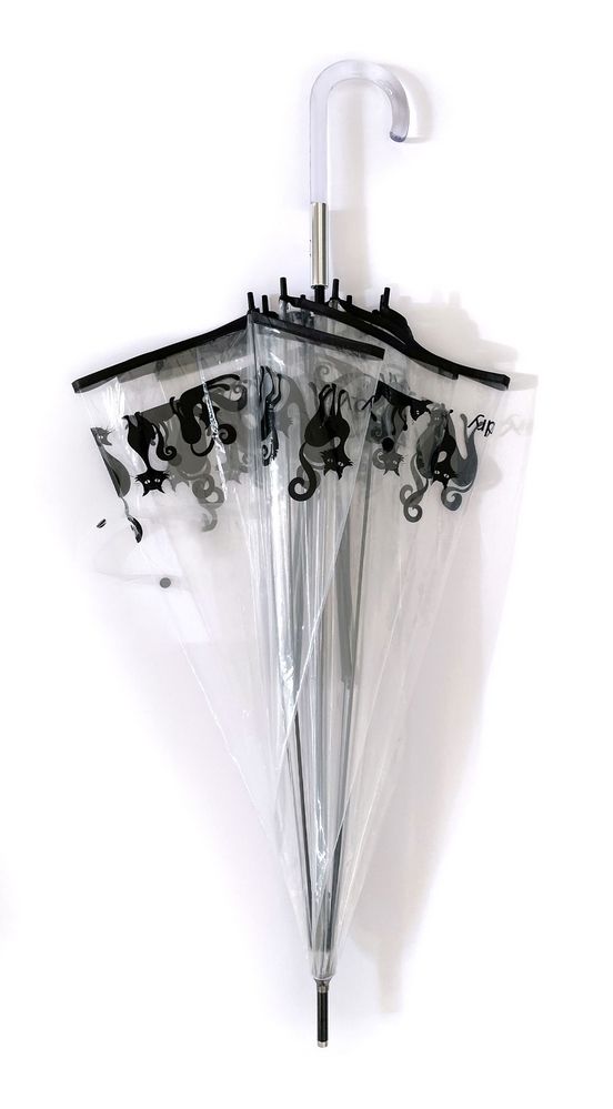 Ombrello Trasparente Sposa Trade Shop - Ombrello Opaco In Pvc Protegge