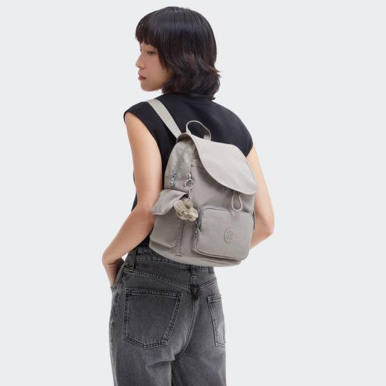 Backpack Kipling City Pack S Grey Gris - Shop and Buy online display picture 3