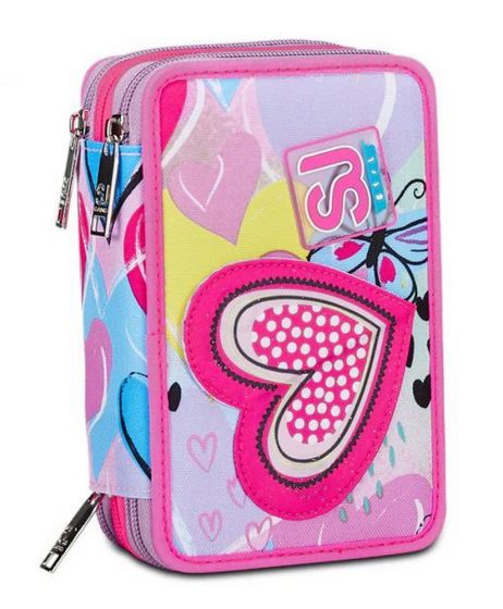 Astuccio scuola 3 zip SJ Magicance