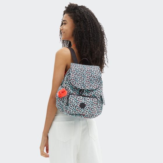 Backpack Kipling City Pack S Abstract Print - Shop and Buy  display picture 2