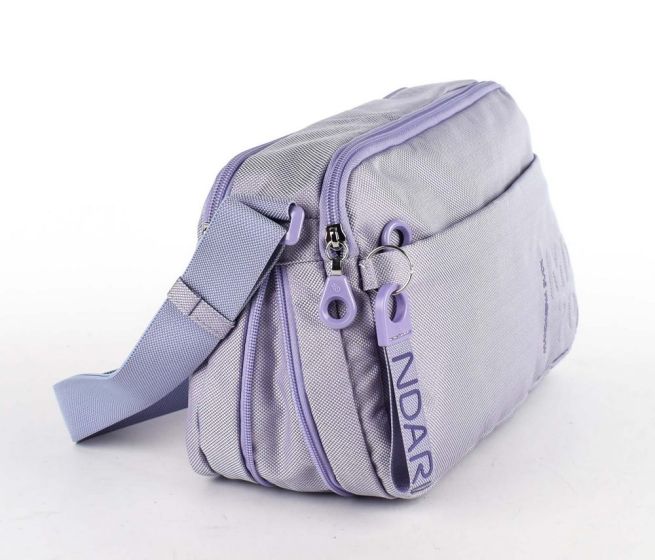 Shoulder bag expandable Mandarina Duck MD20 MT48 Lavander - Shop 