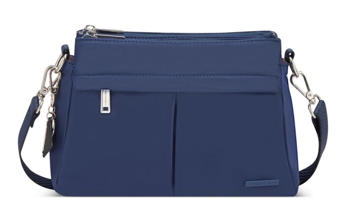 Borsa tracolla orizzontale Fiat 500 grande - Blu scuro Borsa tracolla orizzontale Fiat 500 grande - Blu scuro