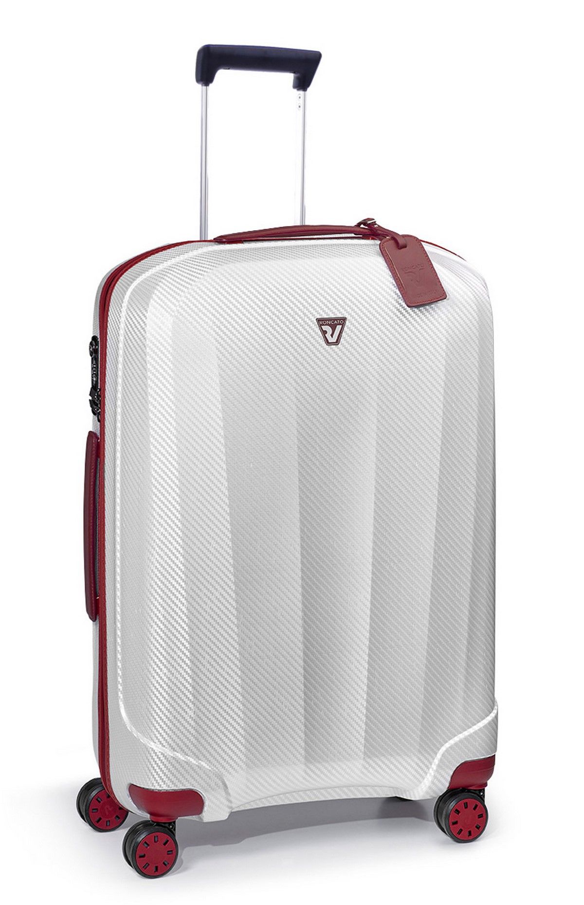 Spinner Roncato We Are Glam medium 5952 Red/White - Shop and Buy
