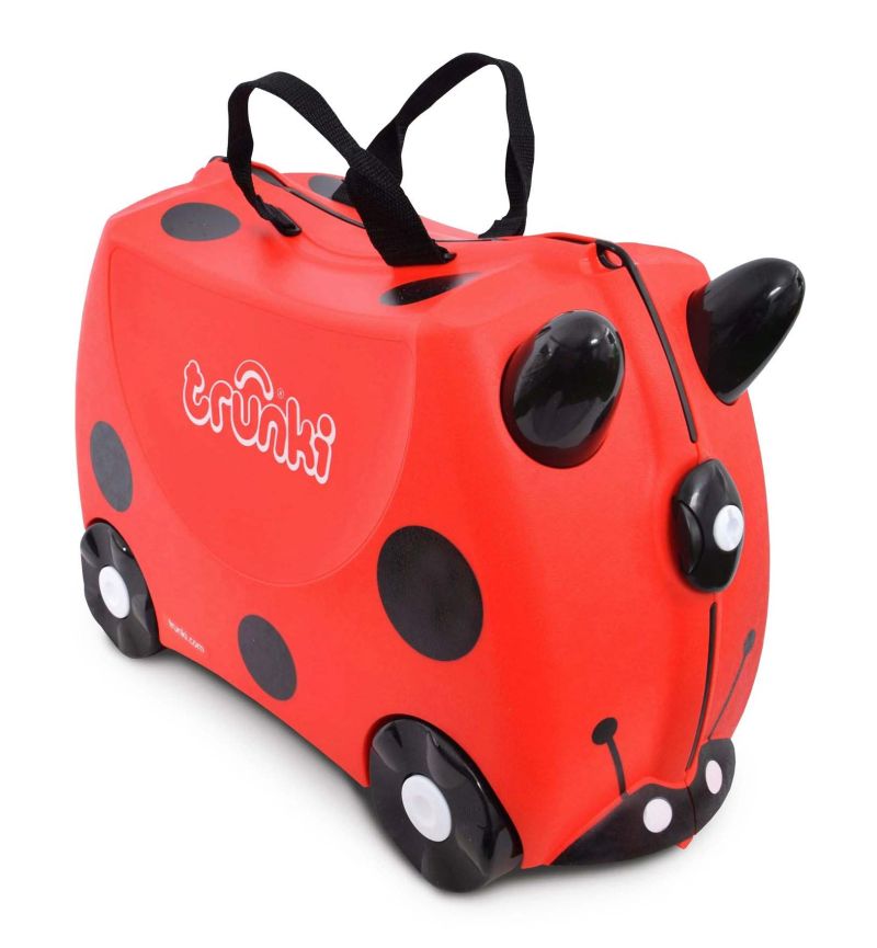 Valigetta Trunki Cavalcabile Per Bambini - Fenicottero Rosa, Bagaglio A Mano 19 Litri