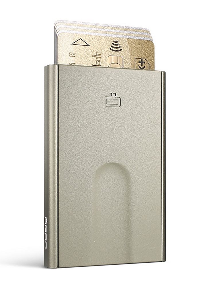 Portafoglio In Alluminio Cloudz - Colori Assortiti, Nuovo Con Etichette